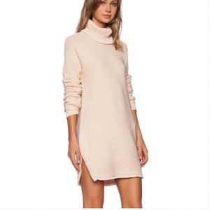 One Teaspoon Parisienne Nights sweater dress pink SZ XS
